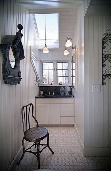 Cherry Lane bath remodel — vintage sink detail